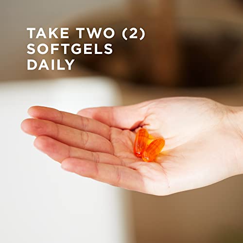 Solgar Wild Alaskan Full Spectrum Omega, 120 Softgels - Pack Of 2 - Supports Heart, Brain, Bone And Skin Health - Provides Vitamin D3 - Rich Source Of Epa & Dha - Non-Gmo - 120 Total Servings #TOP3