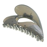 全長約8.5ｃｍ×約4.3ｃｍ　幅：約3.2ｃｍ 素材：アクリル VINGTAINEのカラーハート型バンスクリップ（H-166）は、キュートなハートデザインが特徴のヘアアクセサリーです。鮮やかなカラー展開で、髪をしっかりとまとめながらも、可愛らしさを演出します。日常使いから特別な日まで、幅広いシーンで活躍するアイテムです。 このバンスクリップは、カジュアルな日常使いにぴったりです。友人とのランチやデート、さらにはオフィススタイルにもマッチし、髪型のアクセントとしても優れています。シンプルなコーデ...