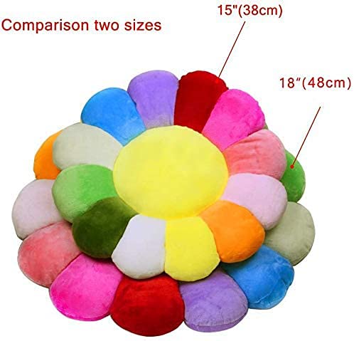 18" Flower Shaped Seating Cushion Sofa Chairs Floor Pillow For Kids Girls Reading Nook Watching Tv Bed Room Decoration #TOP2