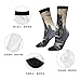 XZDWPY a Dystopian World Unisex Mid-Calf Socks 2 Black-1 Polyester Skin-Friendly Moisture-Wicking Fashionable Crew Socks
