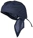 Doo Rag Du Rag Do Cotton Bandana Head Wrap Solid Color Chemo Cap (Navy Blue)