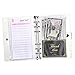STOBOK 1set Portable Budget Decorative Cards Organizer Zipper Pockets Budget Inserts for Daily Money Tracking and Household Planning