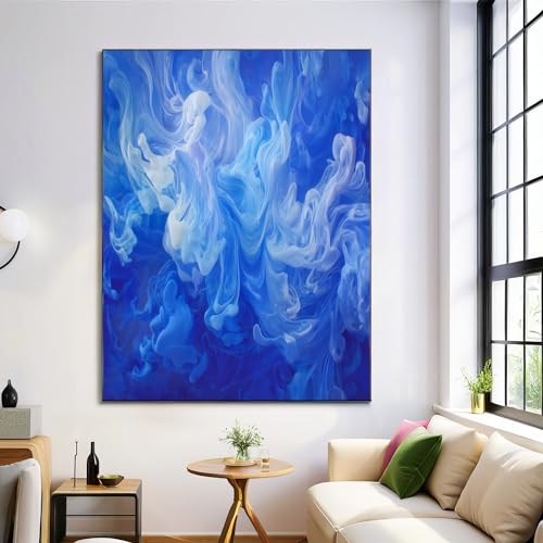 Photo Murale Fleur Aquarelle et peinture abstraite éthérée grand format 60 x 90