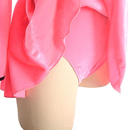 Vestidos De Patinação Artística, Conjunto De Roupa De Dança Profissional Com Decote Em V Manga Compr