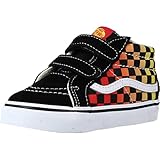  VANS SK8-MID REISSUE V (FLAME LOGO REPEAT) BLACK/MULTI VN0A5DXDABX