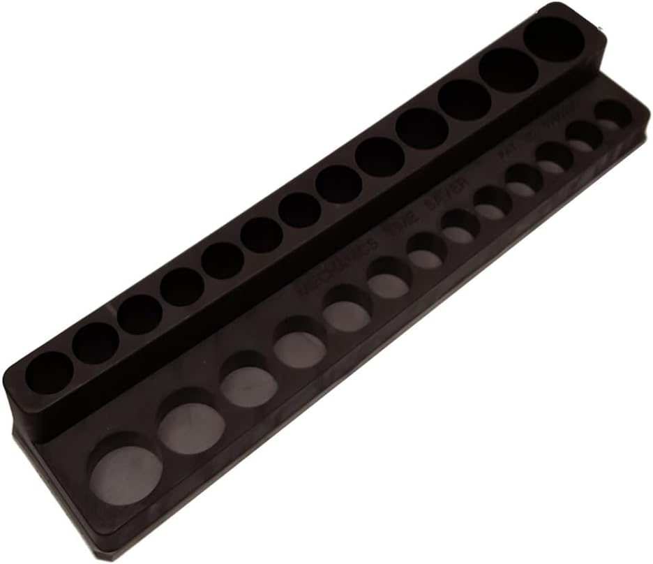 Mechanics Time Saver MTS728 1/4 in. Drive Magnetic Black Socket Holder 4-14mm