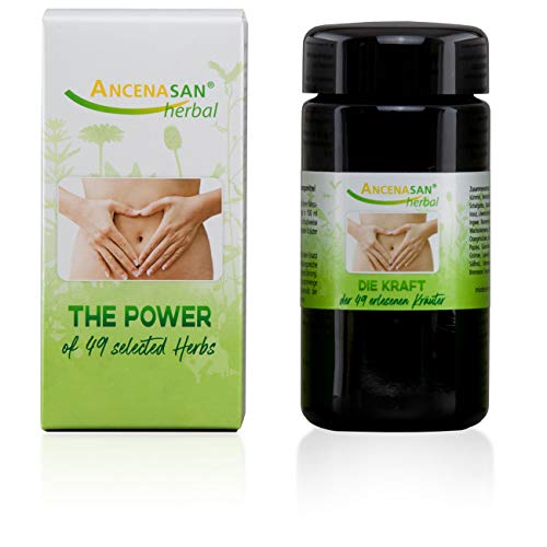 ANCENASAN herbal 40g - Mischung aus 49 Kräutern - Bitterstoffe ohne Alkohol - glutenfrei, vegan, 100% naturrein Cover