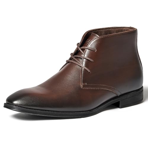 Image of Holy dove Men's Lightweight Dress Boots Leather Ankle Oxford Boot