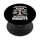 Photo Gallery ho fatto i conti la risposta è giraffe funny math popsockets popgrip adesivo Photo Gallery ho fatto i conti la risposta è giraffe funny math popsockets popgrip adesivo