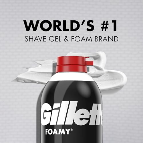 Gillette Foamy Regular Shaving Cream, Pack of 12, 11 oz each - image 8
