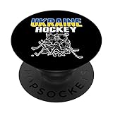 Ukraine Eishockey-Fans – Ukrainische Hockeymannschaft PopSockets mit austauschbarem PopGrip