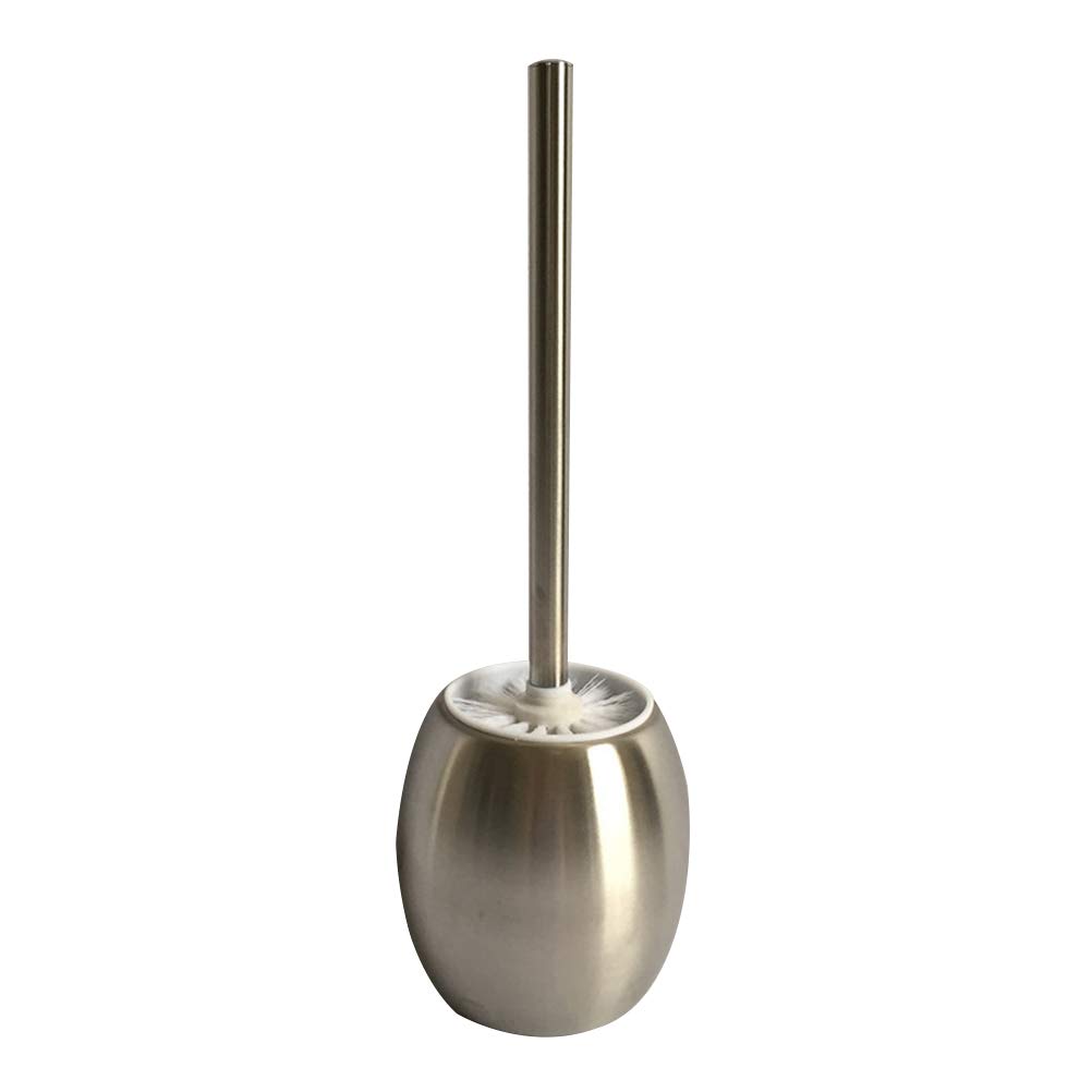 Support brosse WC moderne ABOOFAN en acier inoxydable pour petite salle de bain chic