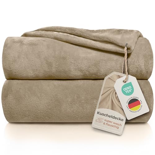 Gräfenstayn® Kuscheldecke flauschig & super weich - hochwertige...