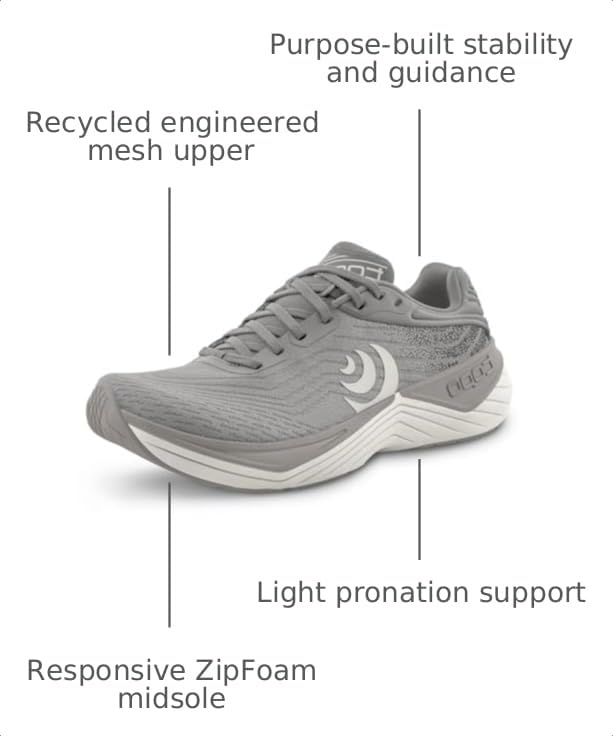 Image of Topo Athletic Men's Ultrafly 5 Comfortable Lightweight Cushioned Durable 5MM Drop Road Running Shoes, Athletic Shoes for Road Running
