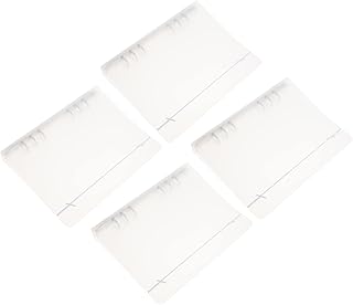 TEHAUX Capa Protetora Para Fichário 8 Peças Recarregável Fichário De Diário Fichário Planejador Capa Transparente Fichário De Scrapbook Capa Transparente Para Notebook Adesivo