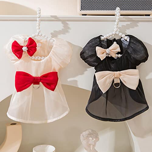 UOSIA Elegante abito da principessa per cani in