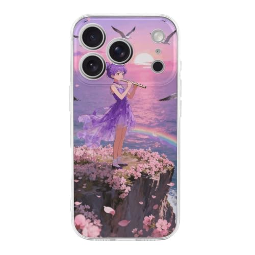 FodPand Ocean Wind Song Phone Case iPhone 17�p TPU �n�[�h�t�H���ی�J�o�[ ���h�~ �ϏՌ� �~�j�}���X�g ���I�P�[�X �����p & �j���p ����
