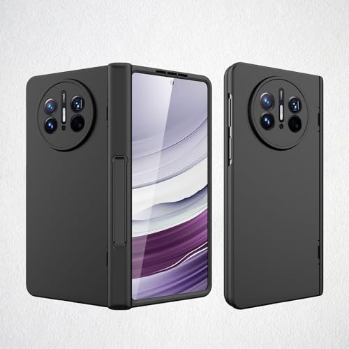 Coque pour Huawei Mate X5 noire avec protection d'écran intégrée et béquille
