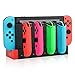 RunSnail Chargeur Compatible avec Switch Joy-Con, 4 en 1 Station de Recharge avec Indicateur LED