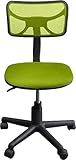 Urban Shop Swivel Mesh Desk Chair, Neon
