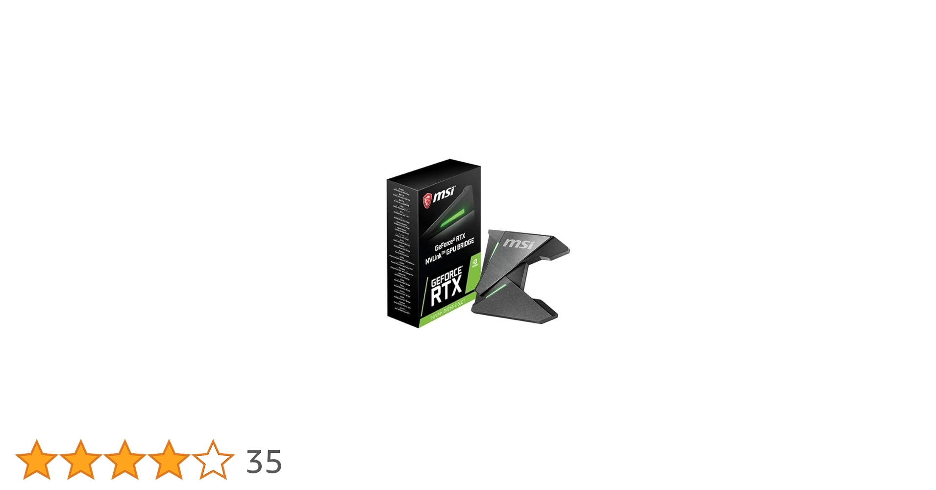 msi GeForce RTX NVLink GPU Bridge Gaming Graphic Card Bridge