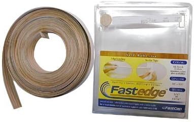 FastCap FastEdge Peel & Stick Edge Tape 250' Roll PVC Hardrock Maple