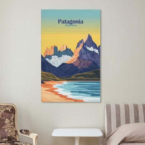 Affiche sur toile Patagonia Argentina tableau déco de qualité - 7
