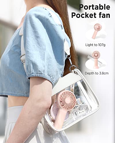 Bladeless Neck Fan – Portable, USB Rechargeable Wearable Fan with 360° Airflow, 3 Speeds & Quiet Operation – Hands-Free Cooling for Travel, Outdoors, Home & Office (Pink)