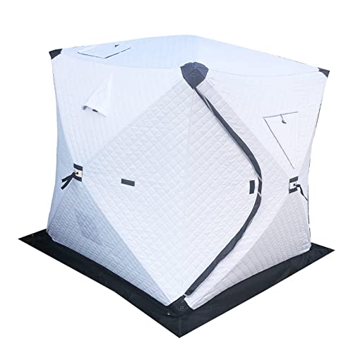 MGC JAPAN TRADE サウナテント テントサウナ 家庭用サウナ 幅225×奥行225×高さ210 (ホワイト)