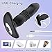 Vibrador Empuje Vibración Anal Plug Para Hombres Consolador Vibrador Masaje de Próstata Butt Plug Juguetes Sexuales Productos Para Adultos Masturbador Vibrador