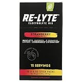 RELYTE Re-Lyte Electrolyte Drink Mix Strawberry Lemonade 15 Servings Packets 3.44 oz.