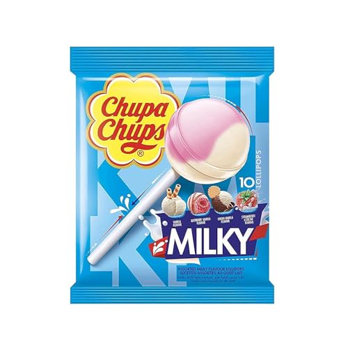 Chupa Chups Milky Lollipop, 120g