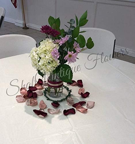 Wedding Decor Table Decor centerpieces Navy Blue Blush and Gold Mix of 100 Flower Petals