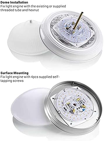 Miniatura 4 de Tamaño PCB de 5.5 pulgadas, tamaño total de 6.73 pulgadas, 23 W, 3000 K, 1700 LM, 120 V, CRI90, motor de luz LED regulable, kit de luz de