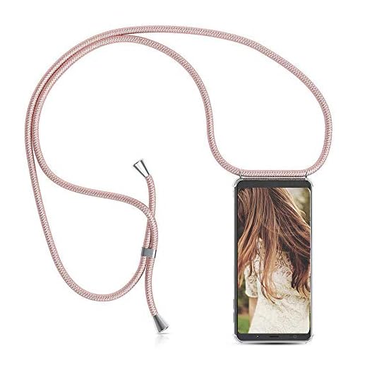 Passar till Samsung Galaxy A10, smartphone-halsband, Samsung Galaxy A10, Roséguld