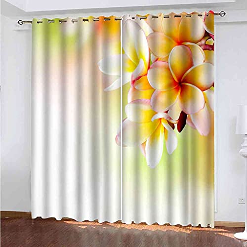 Rideaux oeillets de haute densité motif Fleur de Mode moderne 160cm