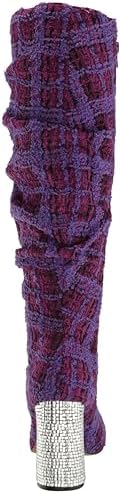 Betsey Johnson Women's Declaan Knee High Boot, Purple Multi, 6.5 | Image 2