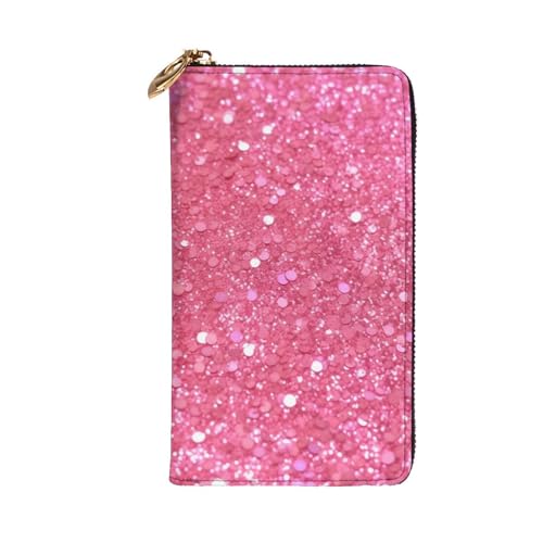 Sparkling Glitter Wallet For Women Men Clutch Rfid Blocking Leather Wallets Large Capacity Purse Credit Card Holder Money Case With Zipper Phone Holder Long Travel Purse2