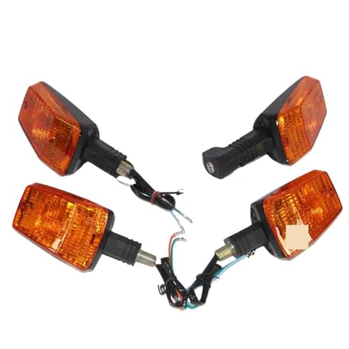 Intermitente MZ ETZ 251 con luz ámbar de 12V y carcasa de plástico para señal de giro