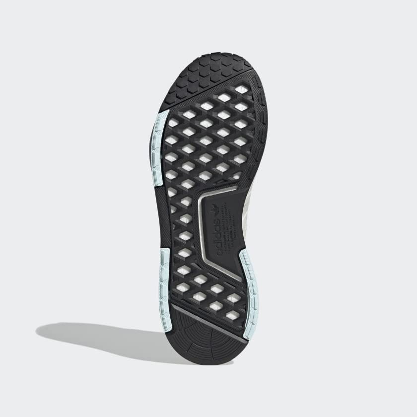 adidas NMD_V3 Shoes Men's, White, Size 10, Crystal White/Cloud White/Blue Rush3