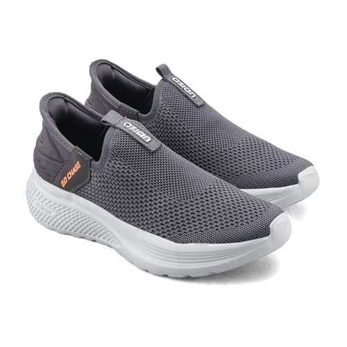 Image of ASIAN Wonderwalk-34 Men's Walking Shoes with Breathable Knit Upper, Ultra-Light EVA Sole, Cushioning Sole & Slip-On Comfort