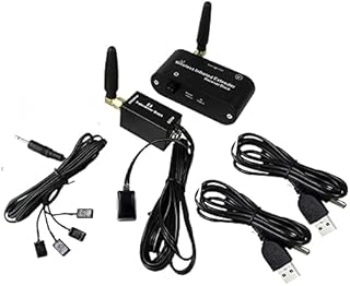 SZBJ Wireless IR Repeater Kit/Remote Control Extender (Four Head Emitter)