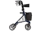 Alevo Country rollator Designed by Porsche Design Studio Walker Foldable and Fully Assembled (Night...