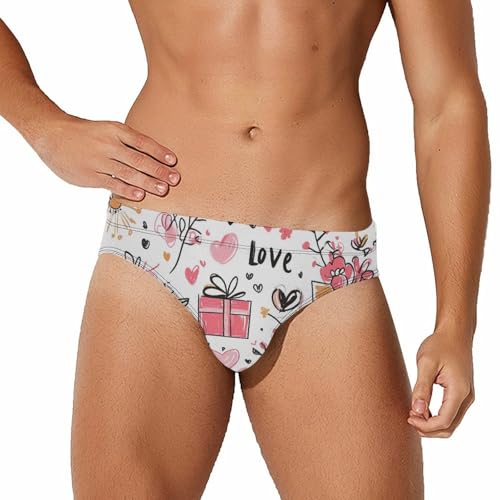 Mothers Day Celebration Mens Swim Briefs Bikini Sexy Low Rise Trunks Swimsuit Bathing Suit Beach