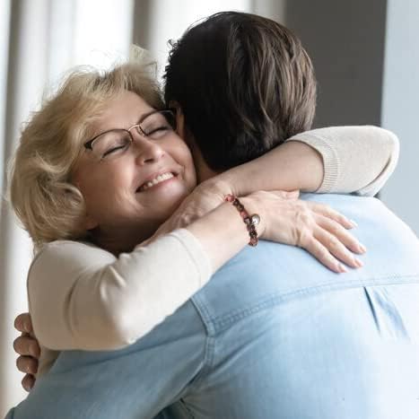 HGDEER Get Well Soon Gifts, Natural Stone Amethyst Bracelet for Women Men - Image 7