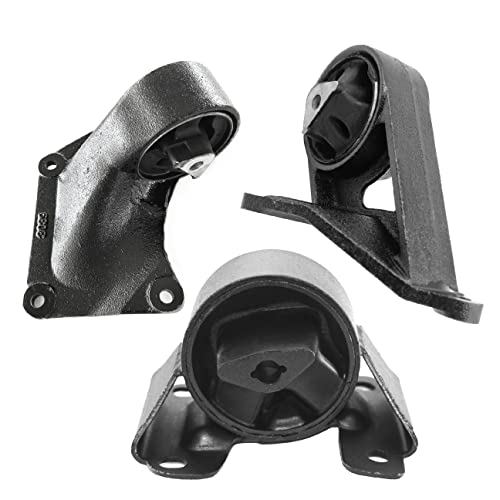 PartsFlow Engine Motor & Trans Mount Kit for 1999 2000 2001 2002 2003 2004 Jeep Grand Cherokee A3019 A5288 A3039