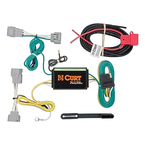 CURT 56208 Vehicle-Side Custom 4-Pin Trailer Wiring Harness, Fits Select Jeep Cherokee