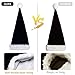 4 Piezas de Gorros de Papá Noel Blanco y Negro Sombrero de...