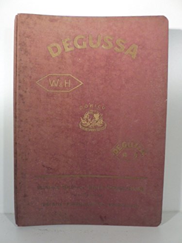 Degussa deutsche gold und silber scheideanstalt