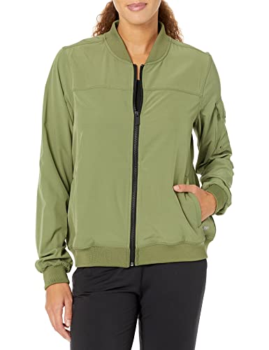 DKNY Damen Sport Women's Jacket Anorak mit Kapuze, Grün (Army Green), XS